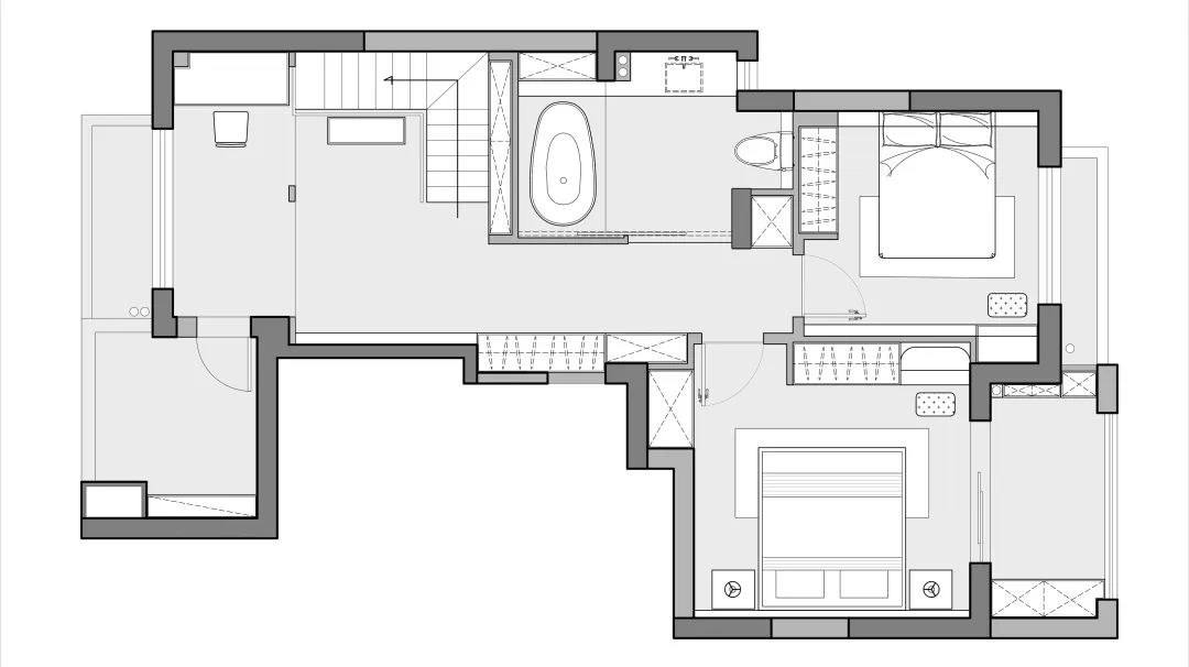 复式岛屿之家 · 低饱和治愈空间设计丨中国舟山丨凤凰空间-14