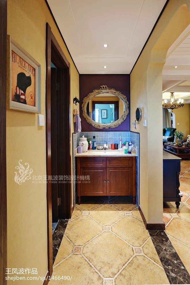 二居88平米装修案例·效果图  莱茵河畔旧居翻新丨暂未提及-17