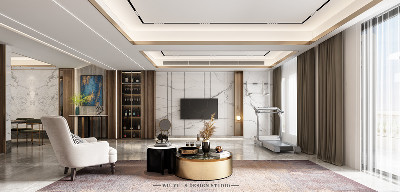 沉稳与大气的小奢私宅-9