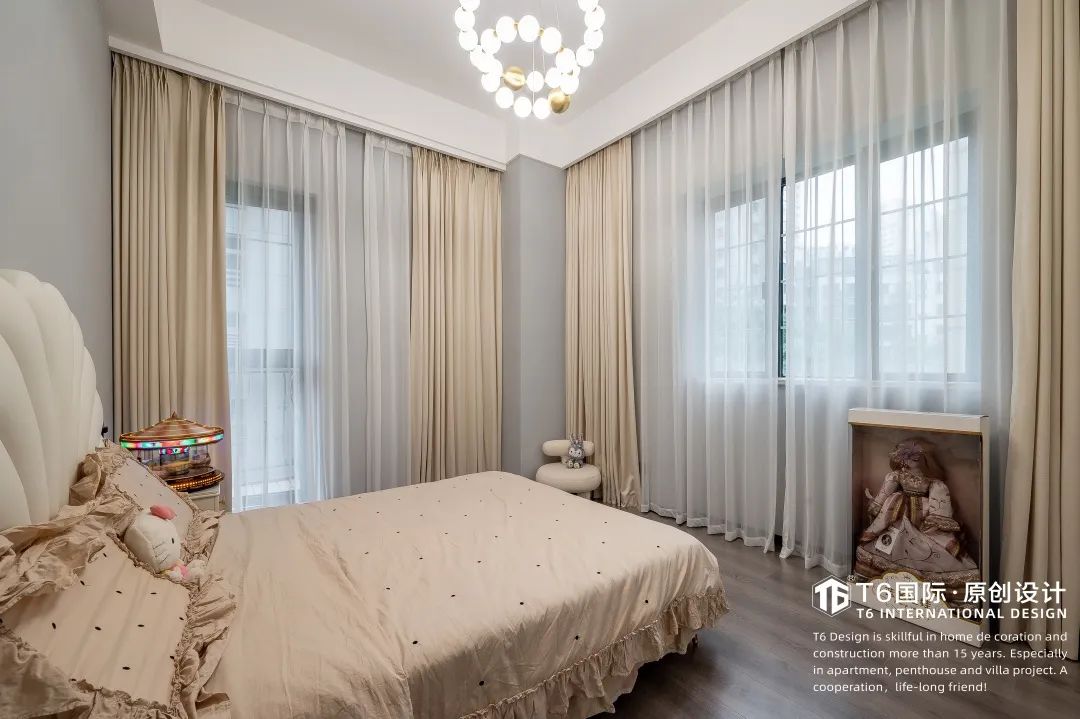 145㎡老房逆袭,现代轻奢四室两厅两卫丨中国上海丨T6 国际设计-67