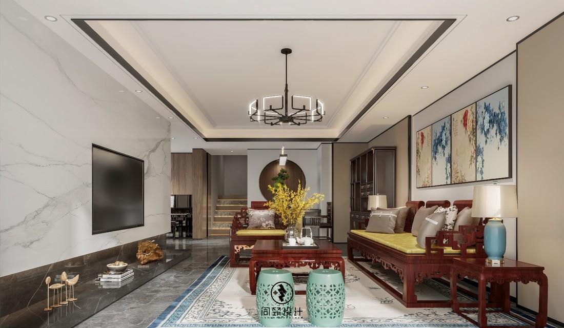 君子爱兰 · 新中式 186 平空间设计-2