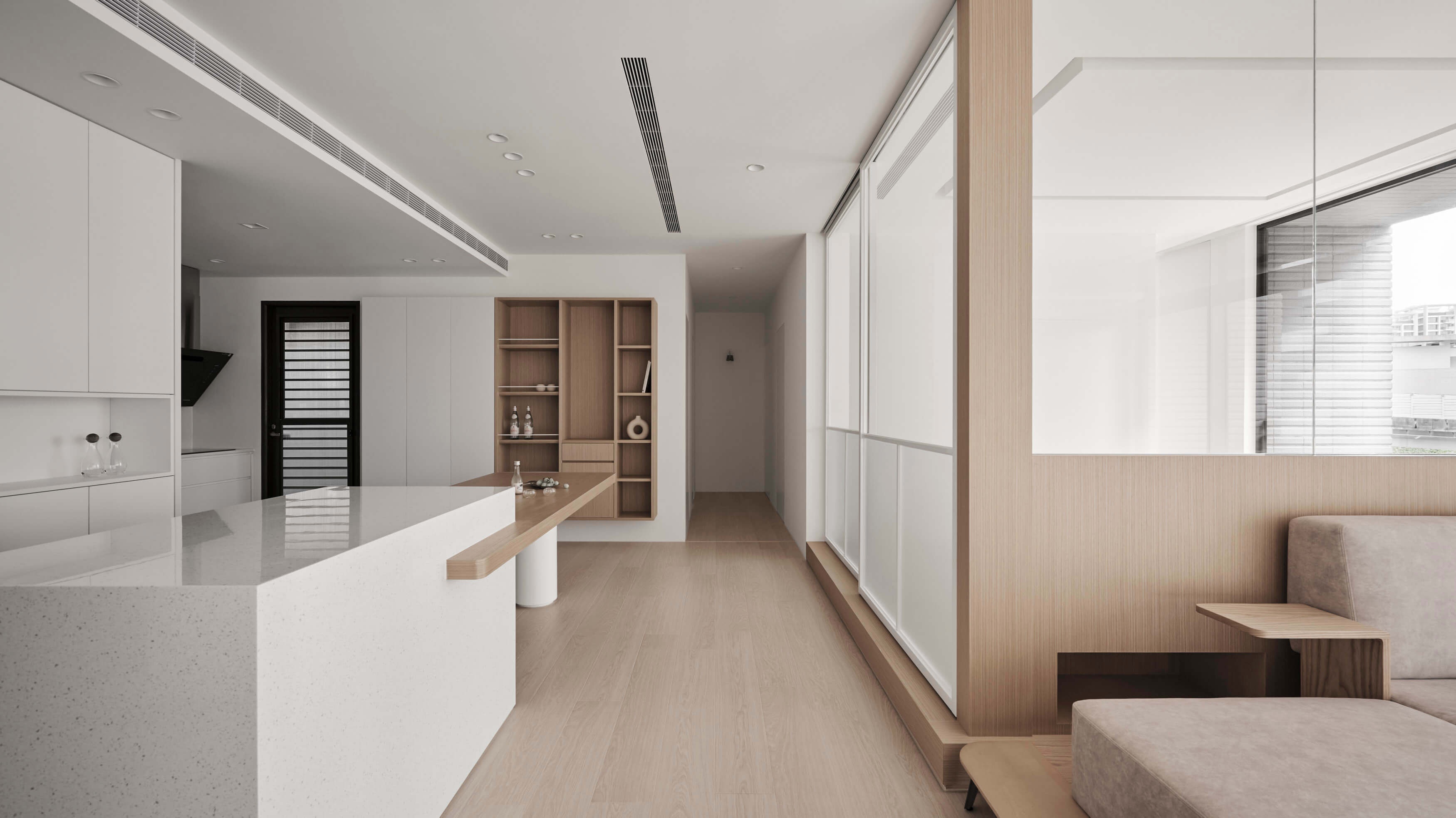 缭绕时时 通透开放的家丨寓子设计-22