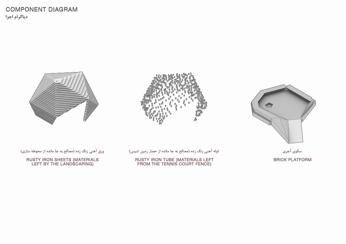 融入古老元素,片状“鱼鳞”架起的无柱天篷丨伊朗丨Olgooco-34