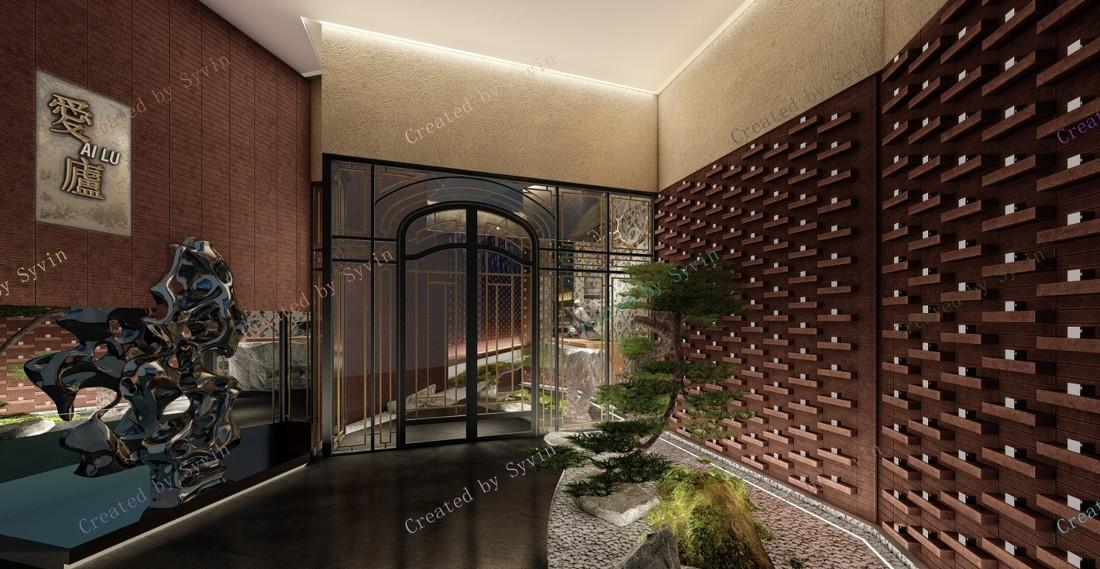 高端私房菜餐厅设计 | 自然与都市的和谐交融-0