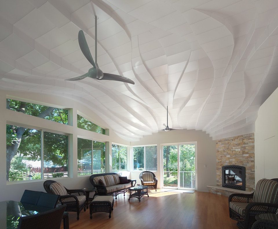 芝加哥“日光室”天花板照明设计-0