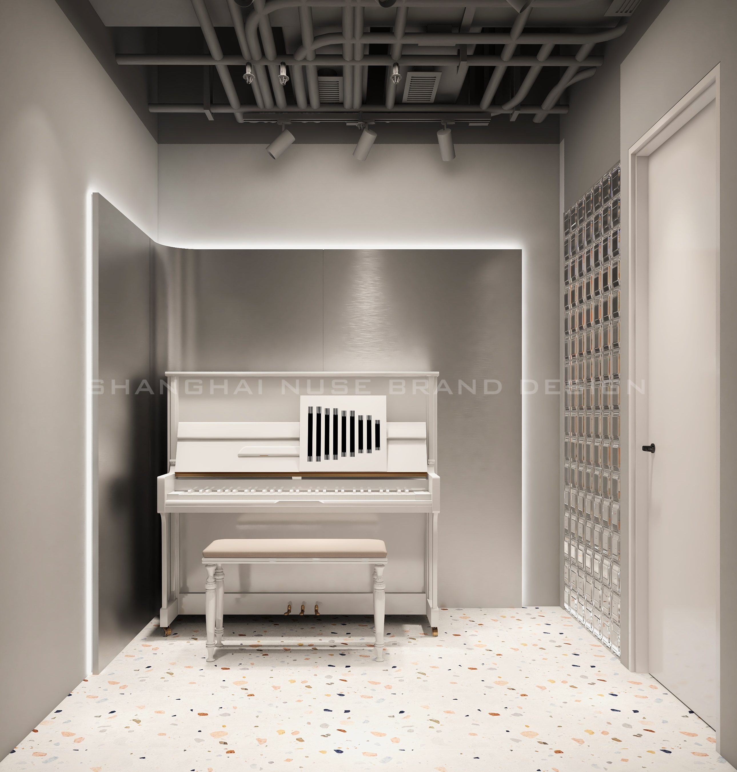 芬克音乐培训机构设计丨木村空间设计有限公司-36