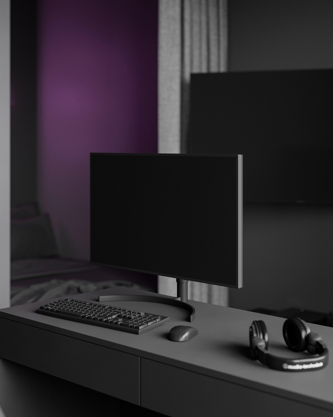 圣彼得堡高级黑色系公寓 质感超细腻-4