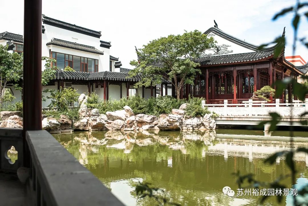 苏式园林设计丨中国泰州丨苏州裕成园林-21