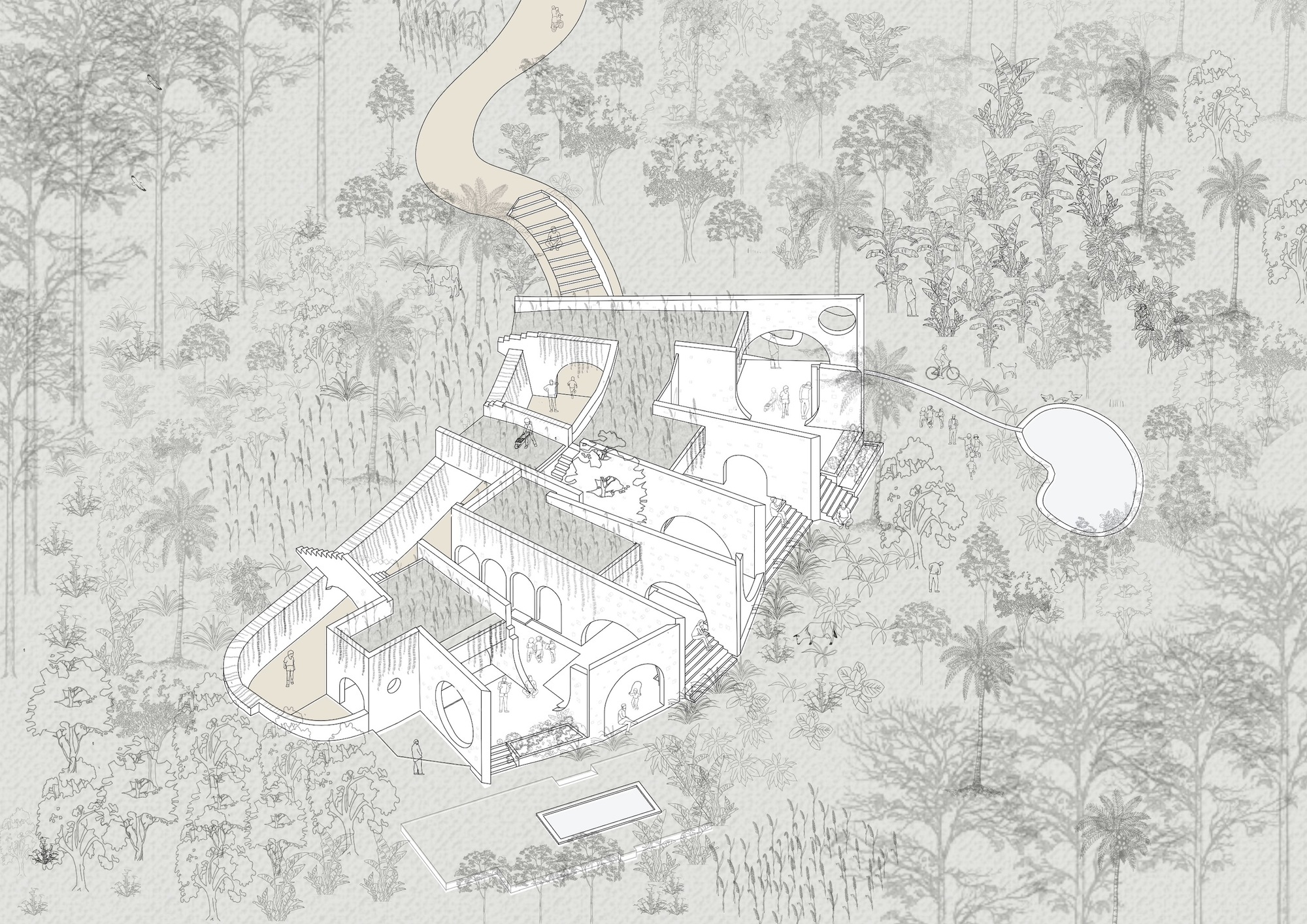 地下废墟,阈值丨印度丨阈值建筑事务所-68