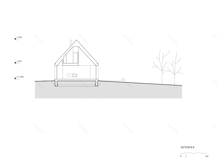 波兰提西郊区的现代农庄风格住宅-64