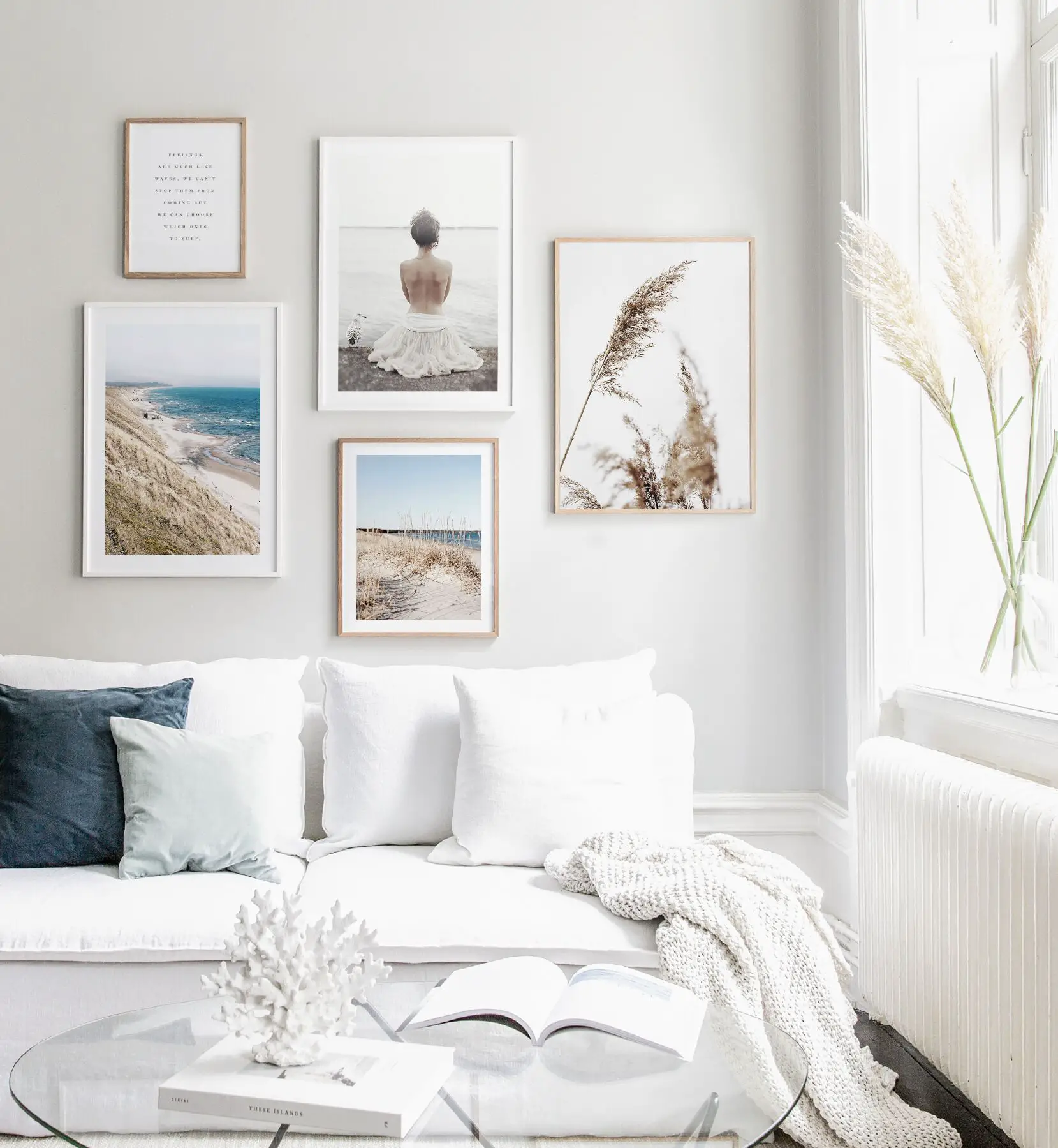 夏季海滨主题墙纸设计，打造清新家居环境-6