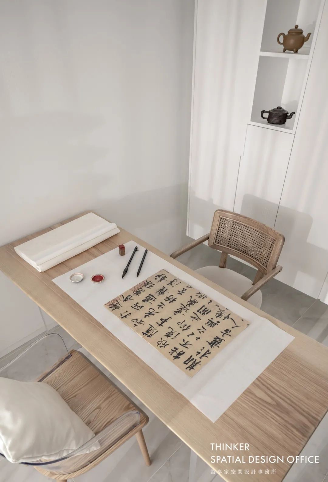 国博新城禅意之家 | 原木留白,三代同堂的宁静空间-51