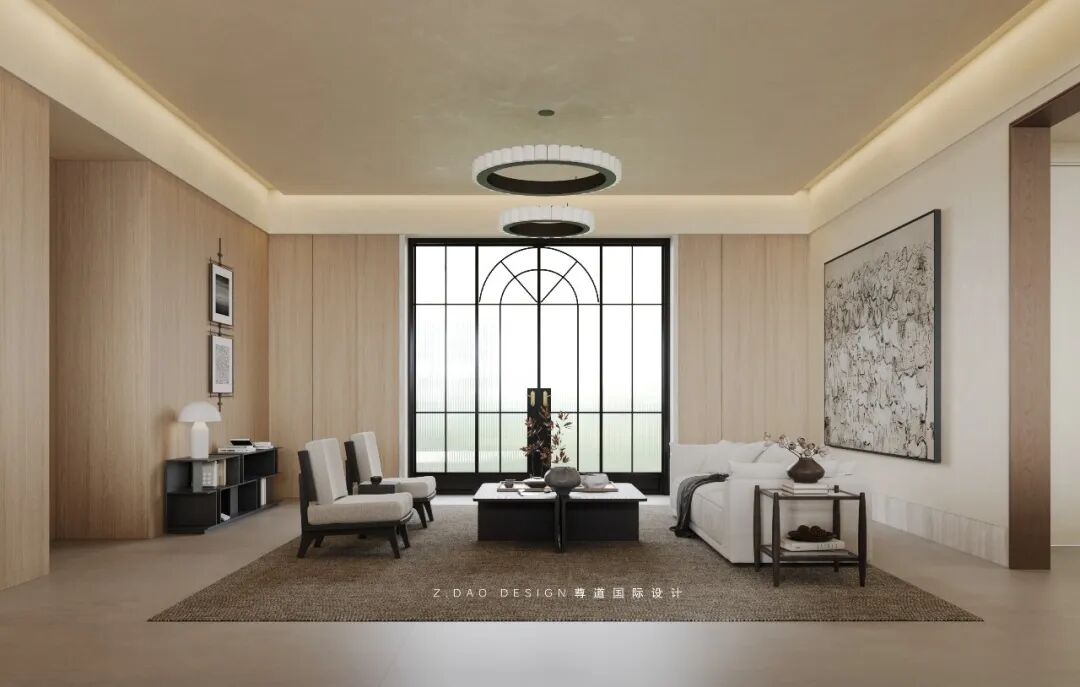 尊道新作|合肥『文一·塘溪津门』1000㎡折衷主义别墅，专治豪宅审美疲劳。-190