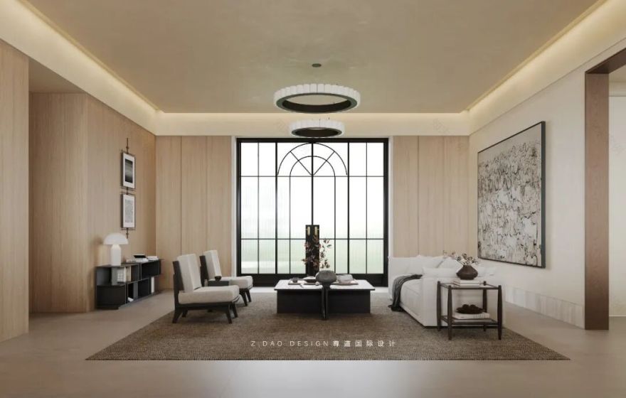 尊道新作|合肥『文一·塘溪津门』1000㎡折衷主义别墅,专治豪宅审美疲劳。-190