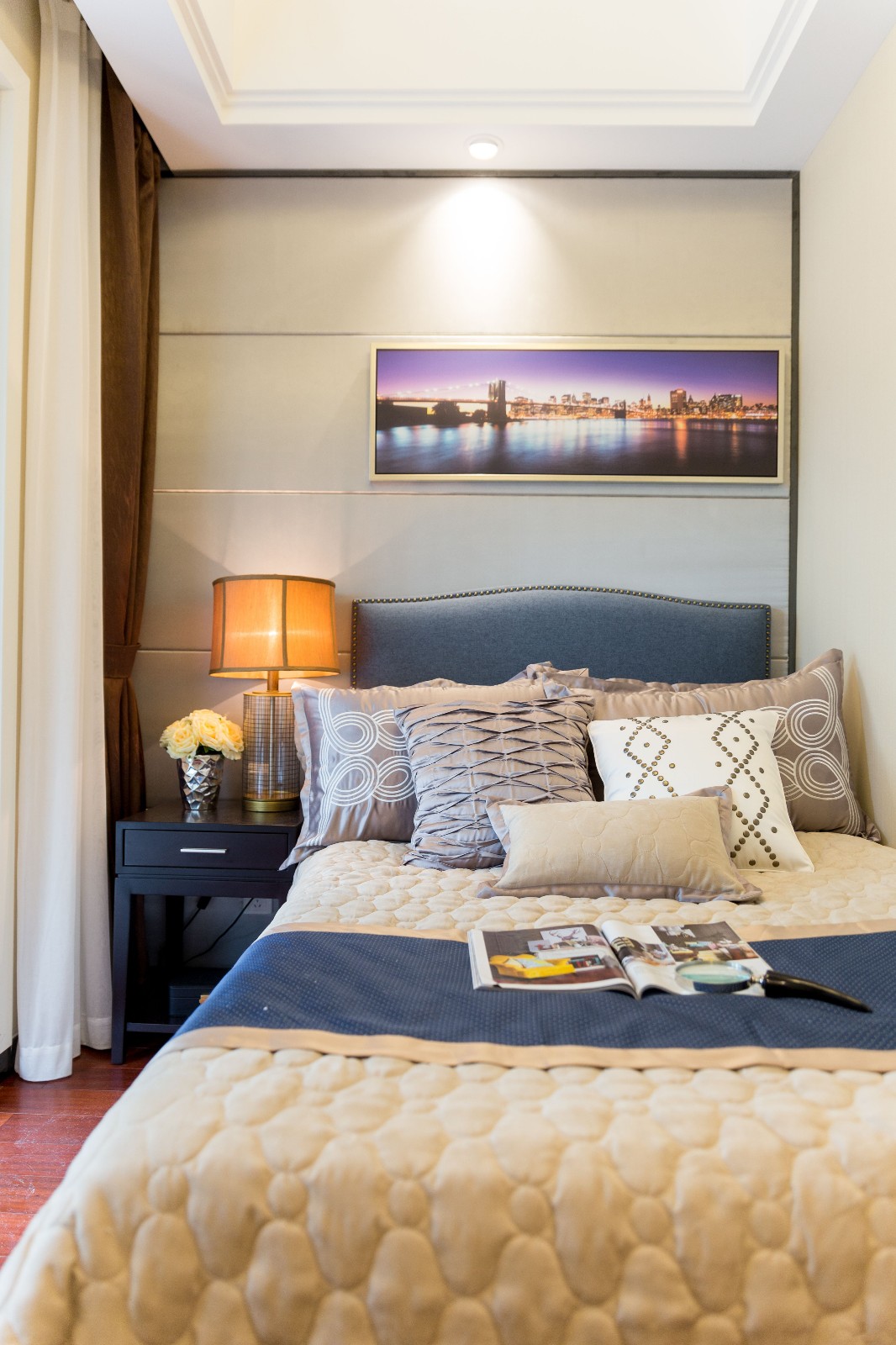 华宇集团 · 苏州 · 林泉雅致124户型软装设计  上海思过半装饰设计有限公司-11