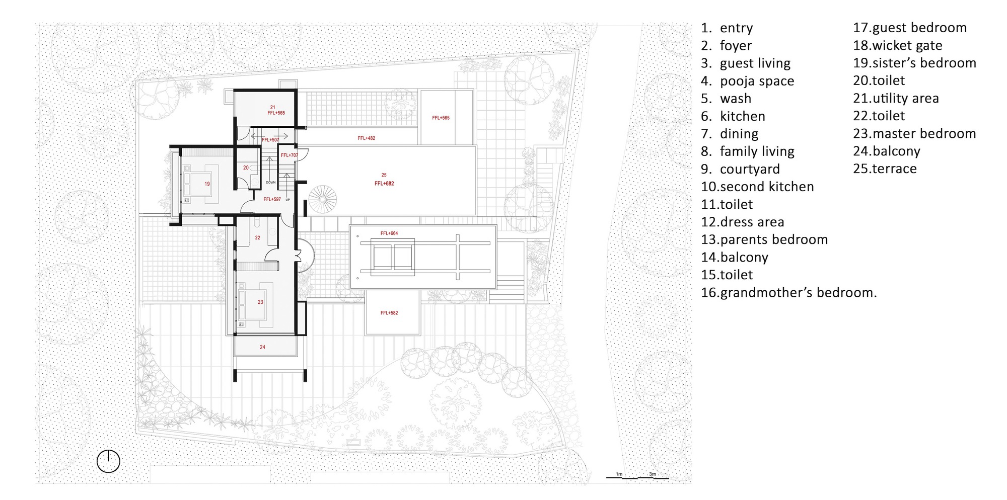 AthiraParas 住宅丨印度丨Studio Acis-37