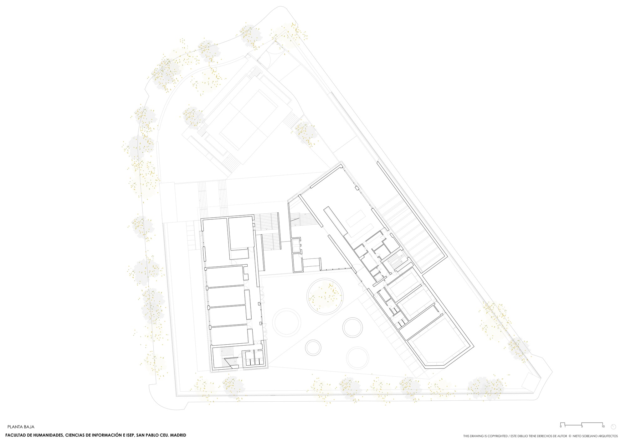 马德里 CEU 蒙克洛亚校区人文与传播科学学院丨西班牙马德里丨Nieto Sobejano Arquitectos-10