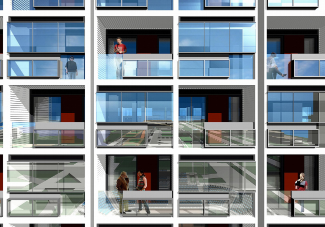 Дом  трибуна（可意译为“看台住宅”）丨俄罗斯莫斯科丨ТПО «Резерв»-37