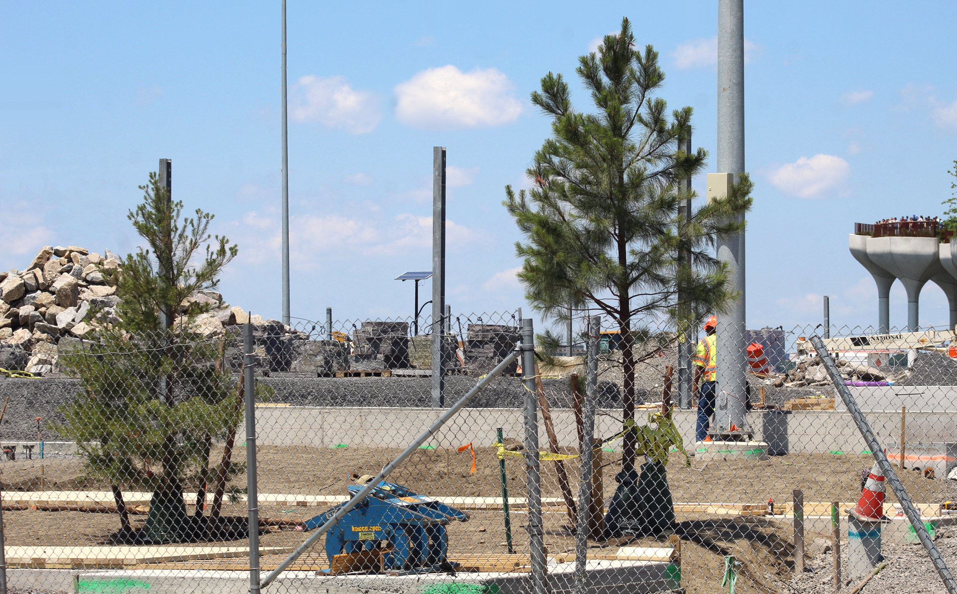 Tree Planting Begins at Gansevoort Peninsula Park on the West Village Waterfront, Manhattan - New York YIMBY-5