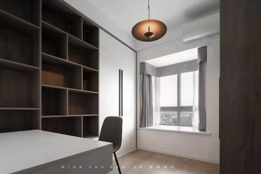 被温柔眷顾的盐系新家丨中国自贡丨名筑设计-33