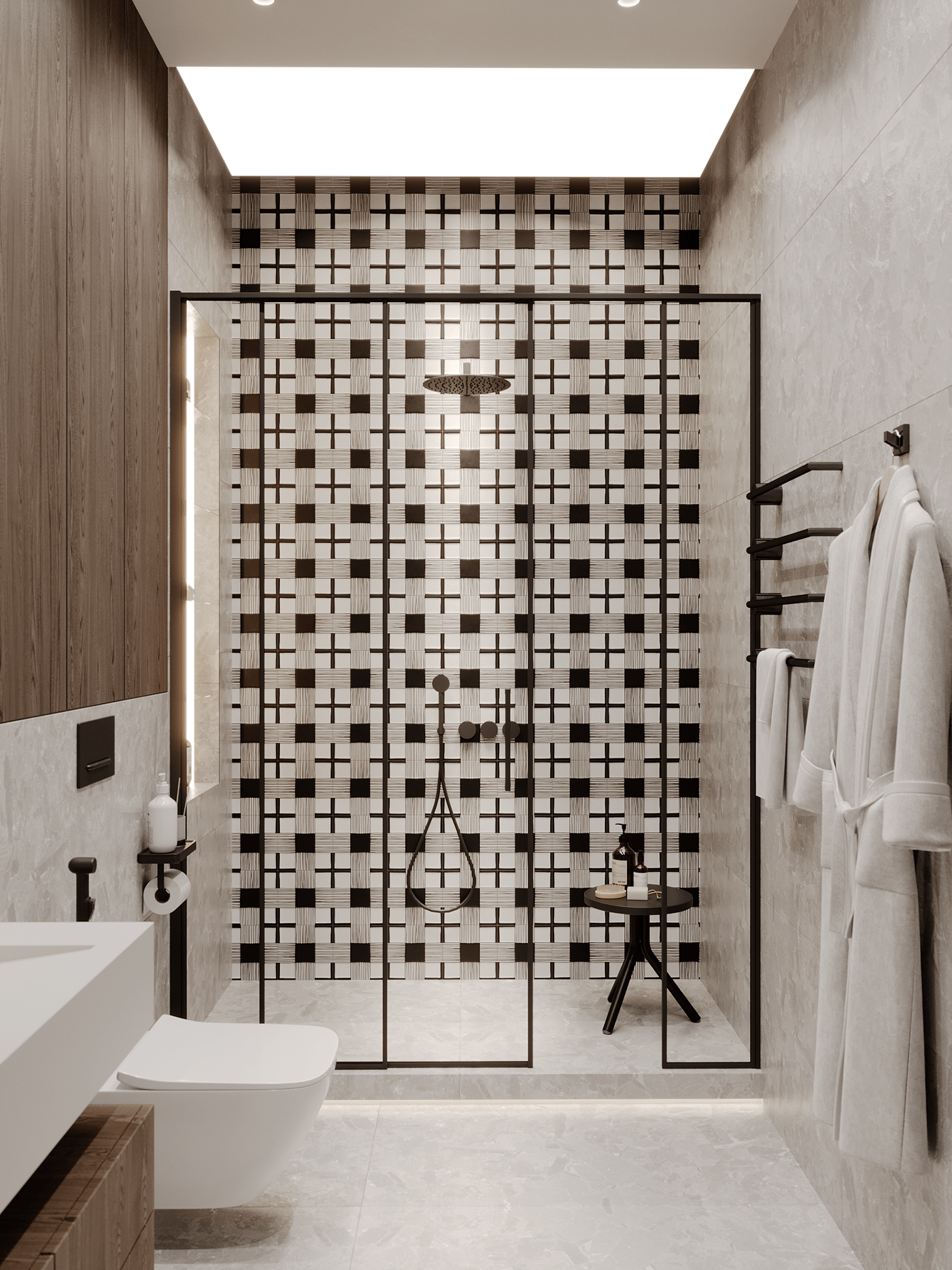 90平 开放式户型设计-31