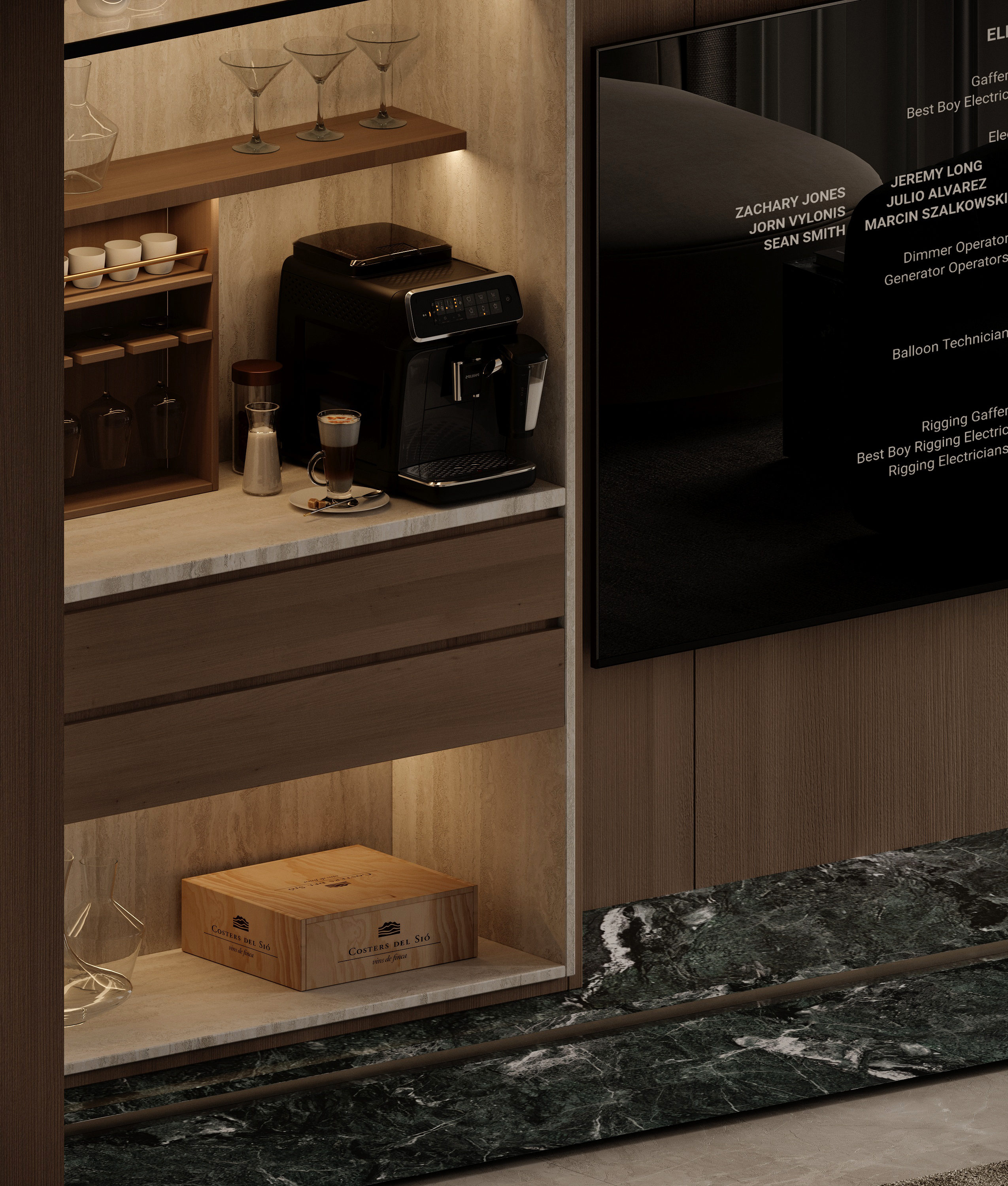 客厅设计丨沙特阿拉伯丨Astro Architects-16