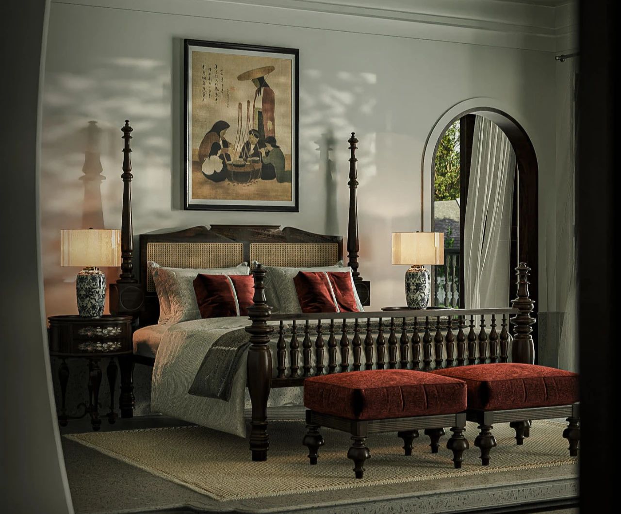 南洋复古风设计-85