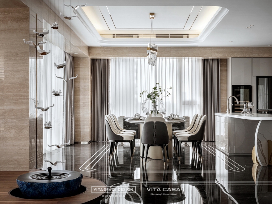 名门府邸 大观自在丨维塔空间设计-28