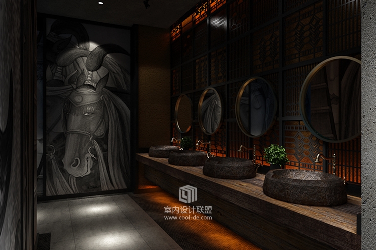 火锅餐厅设计-南昌蒙骨王餐厅设计-14