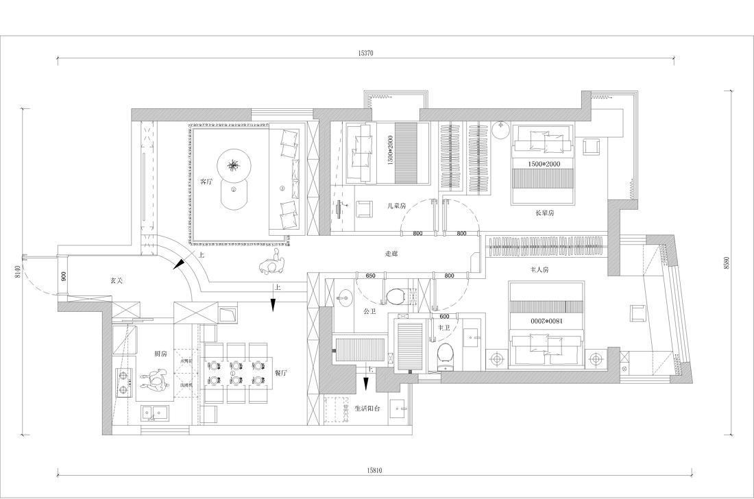 广州耀星华庭 115m²时尚收纳设计丨中国广州-60