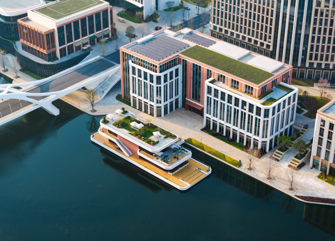 食游一体的活力空中花园|上海青浦西岑水上餐厅花园-10