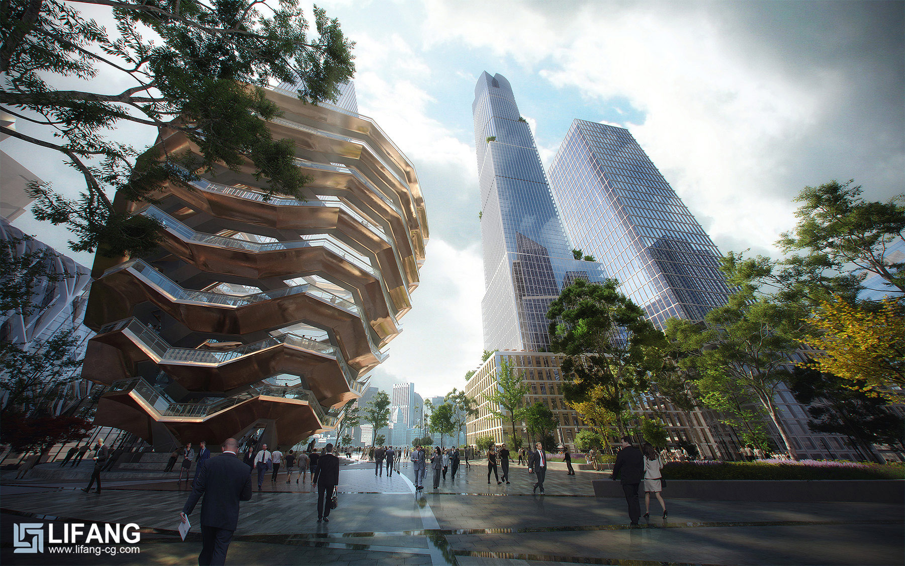 多元建筑设计呈现未来城市风貌丨LiFang Vision Technology Co.,Ltd-4