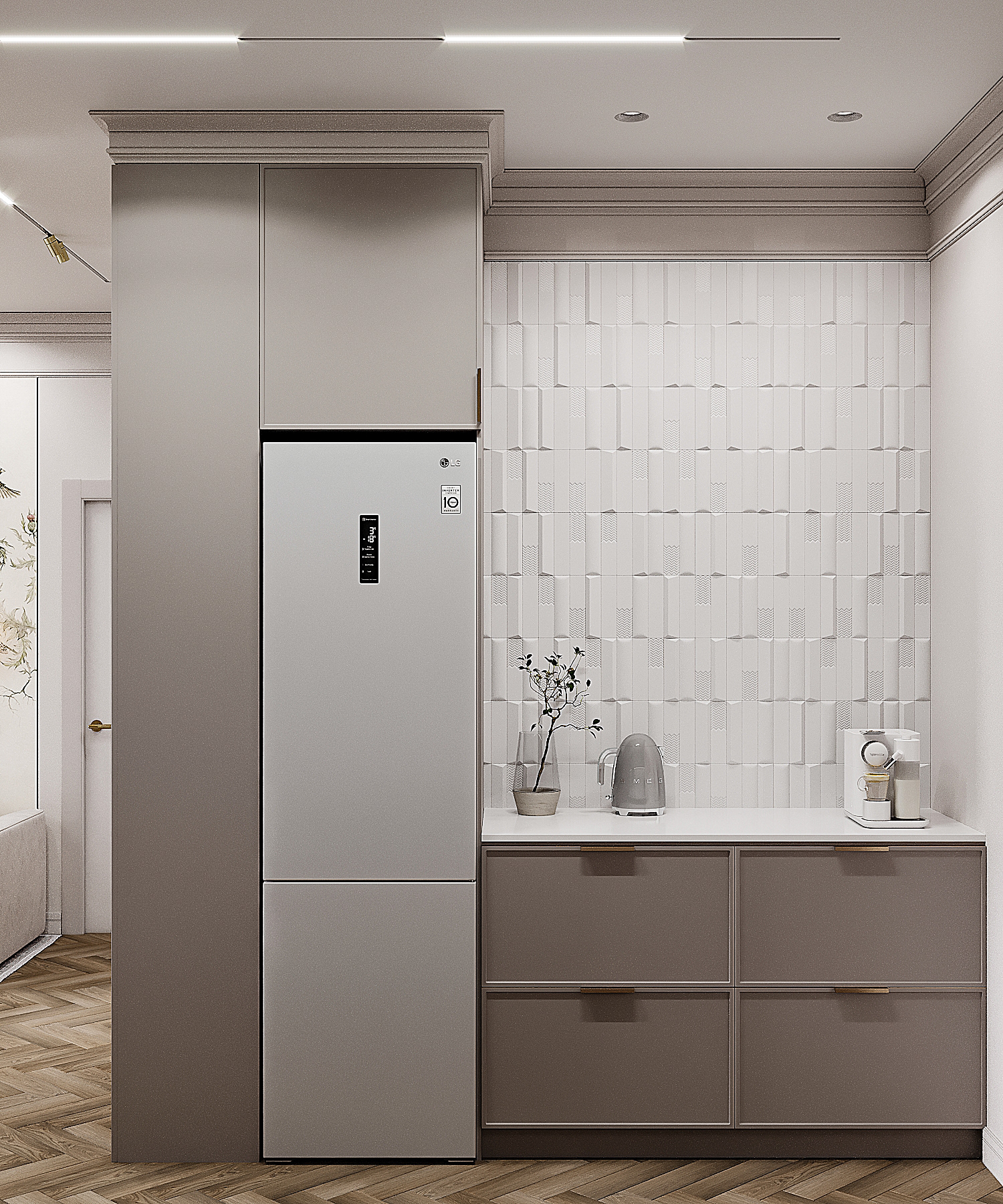 GENTLE LUXURY室内设计丨俄罗斯秋明丨Morion（设计师Valeriia Voronchikhina）-19