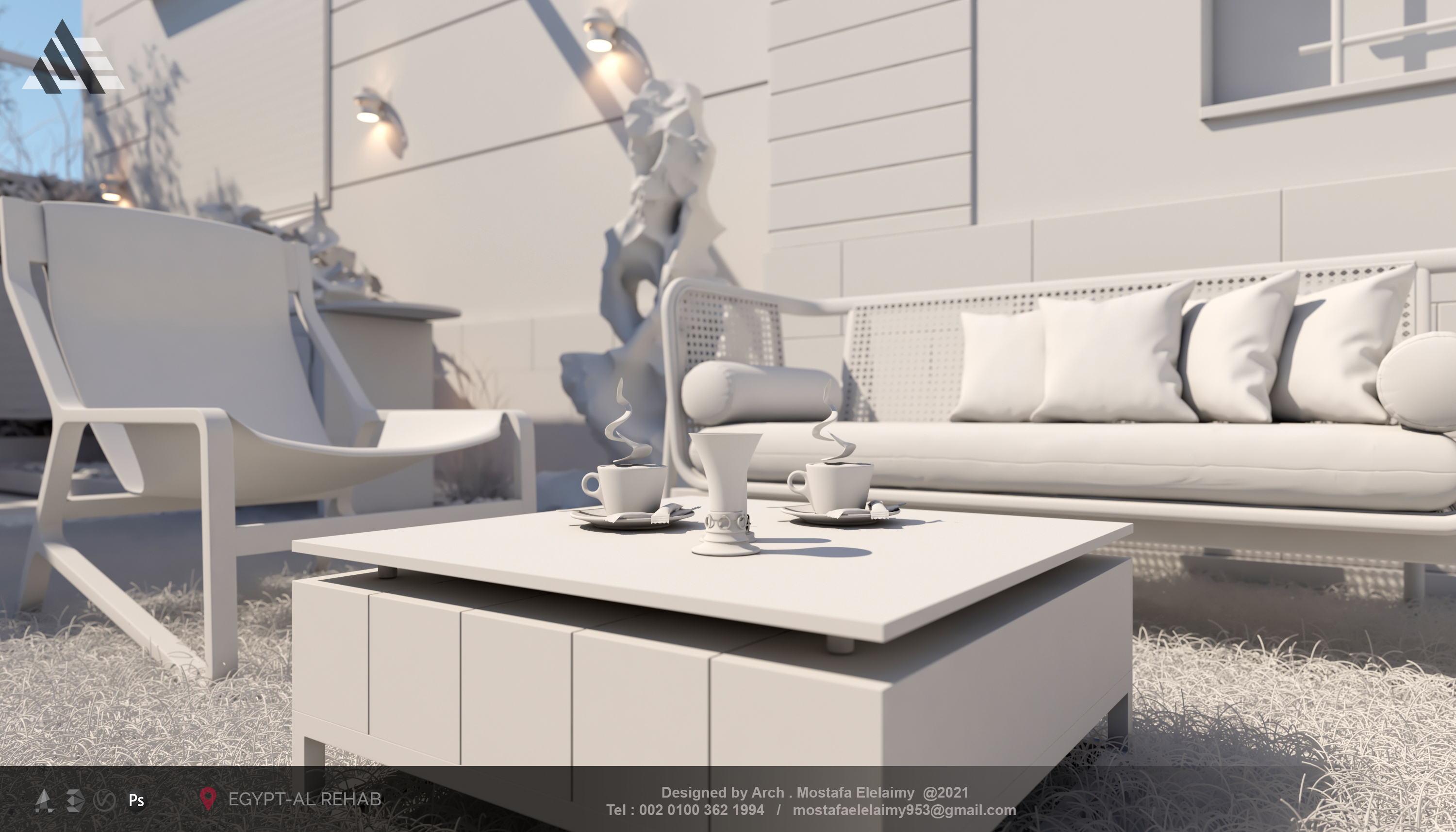 别墅花园景观丨Egypt丨Arch. MOSTAFA ELELAIMY-21