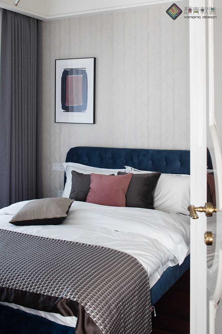 精装房变身摩登腔调家  颜青软装-22