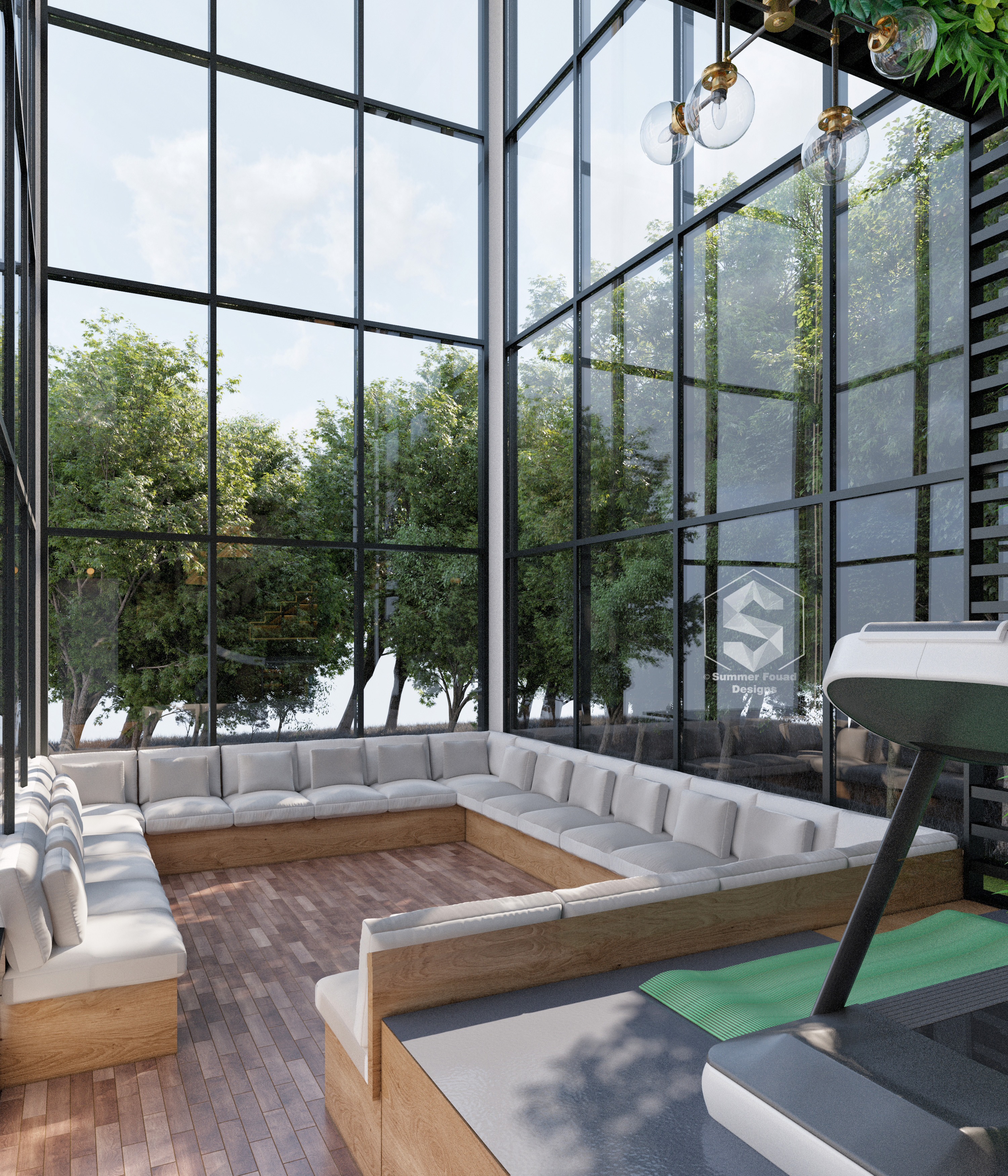 Industrial styled Annex attached to villa-2