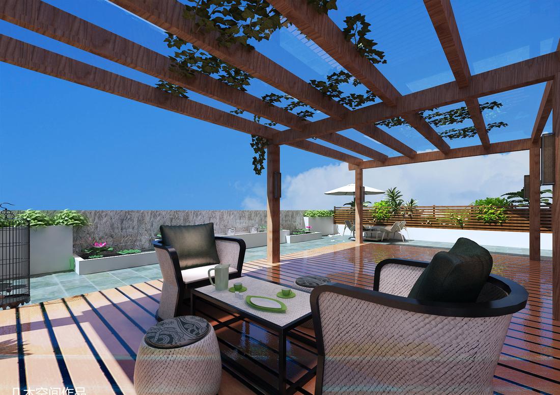 
溪堤郡中式别墅 -16