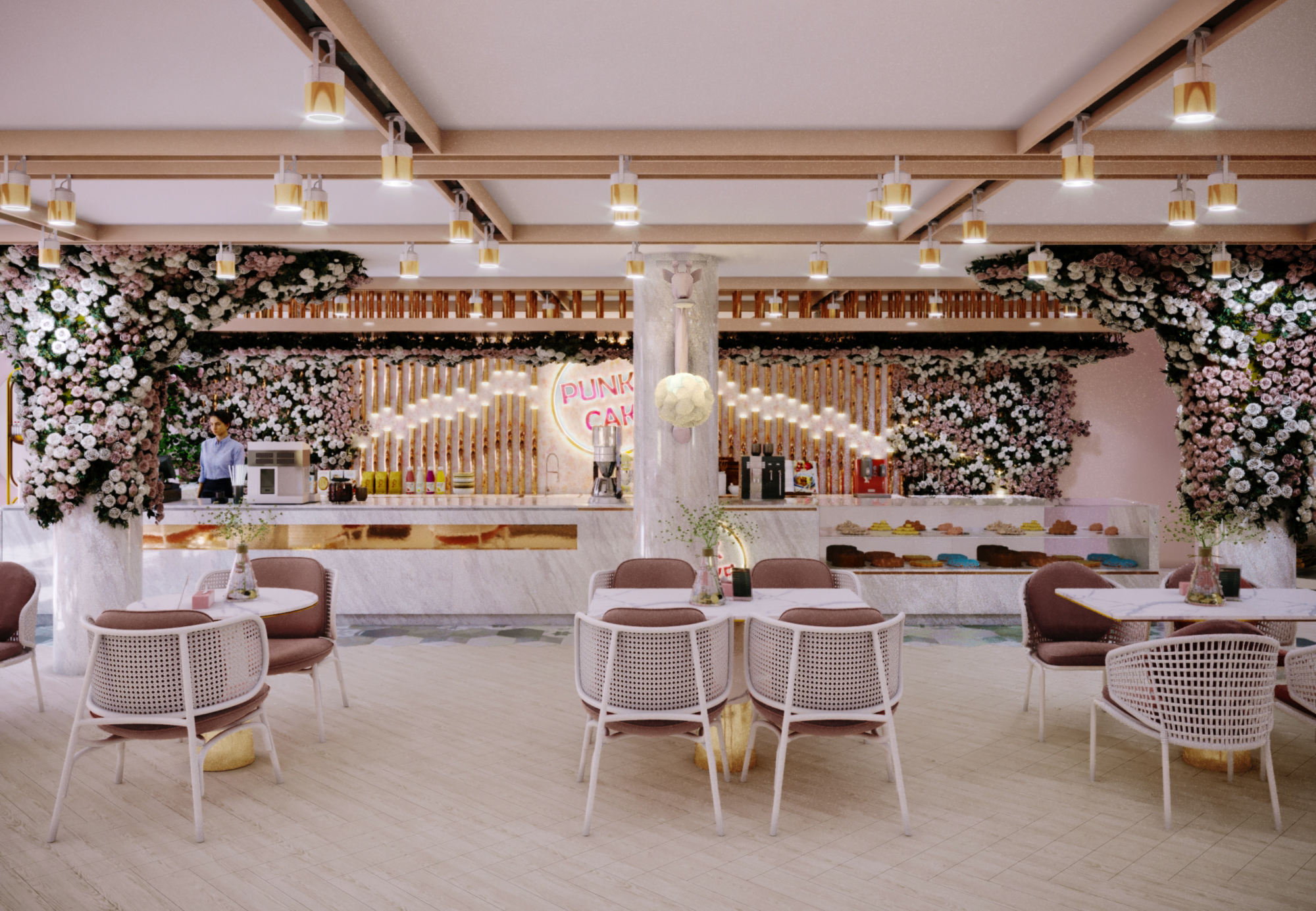 朋克蛋糕咖啡馆丨First designs-8