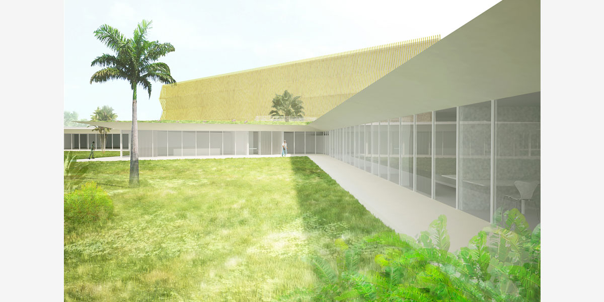 热带森林中的医院（勒唐蓬医院扩建改造项目）丨法国丨CoCo architecture等-3