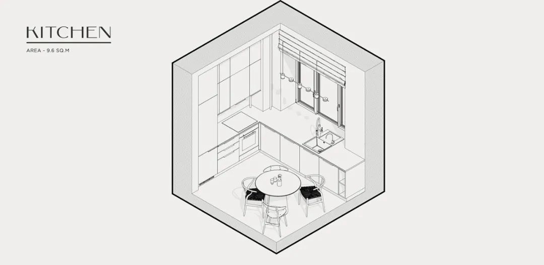 莫斯科 106㎡现代简约家居，融入苏联构成主义风格-33