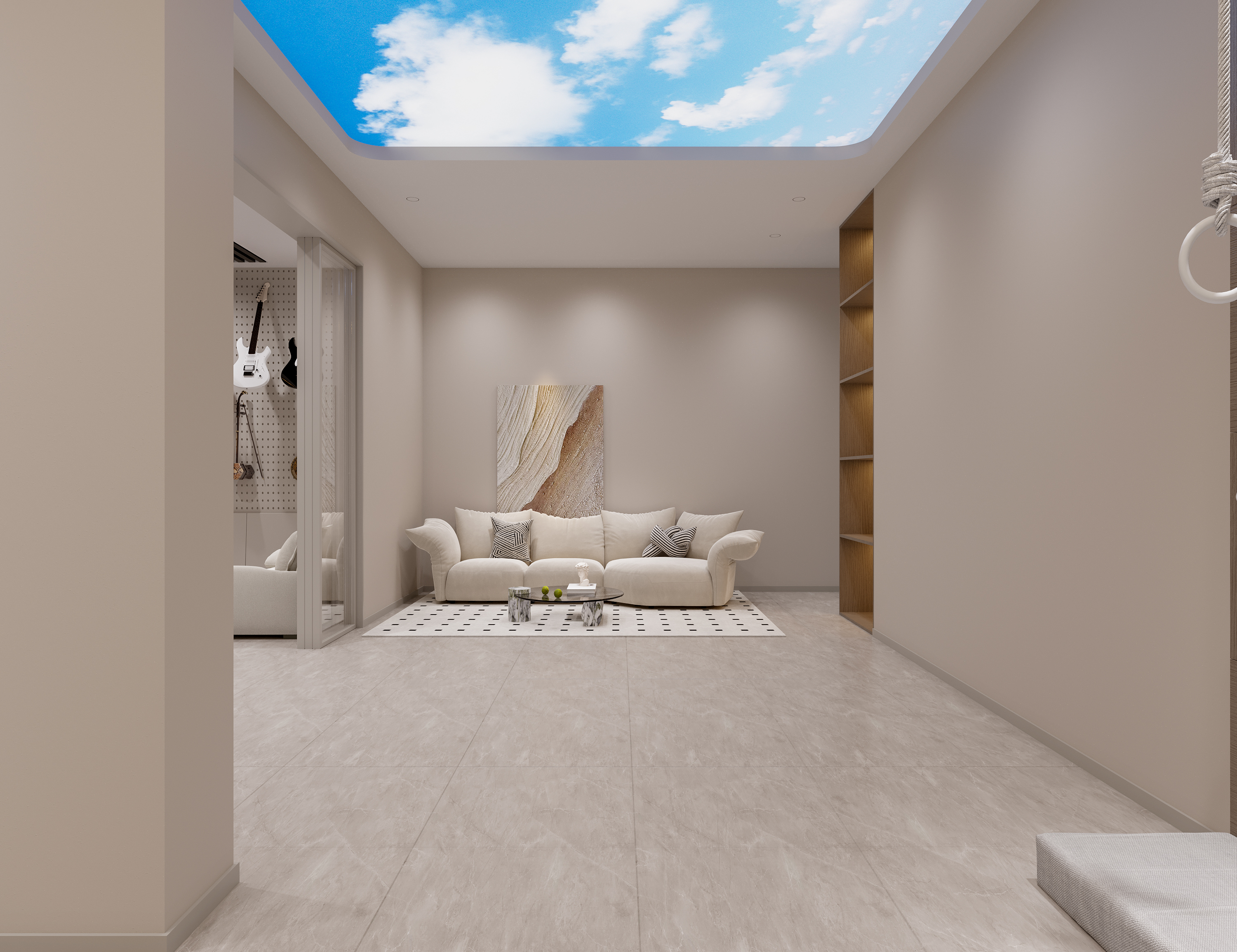 在喧嚣的城市有个院子，还带一个地下空间-10