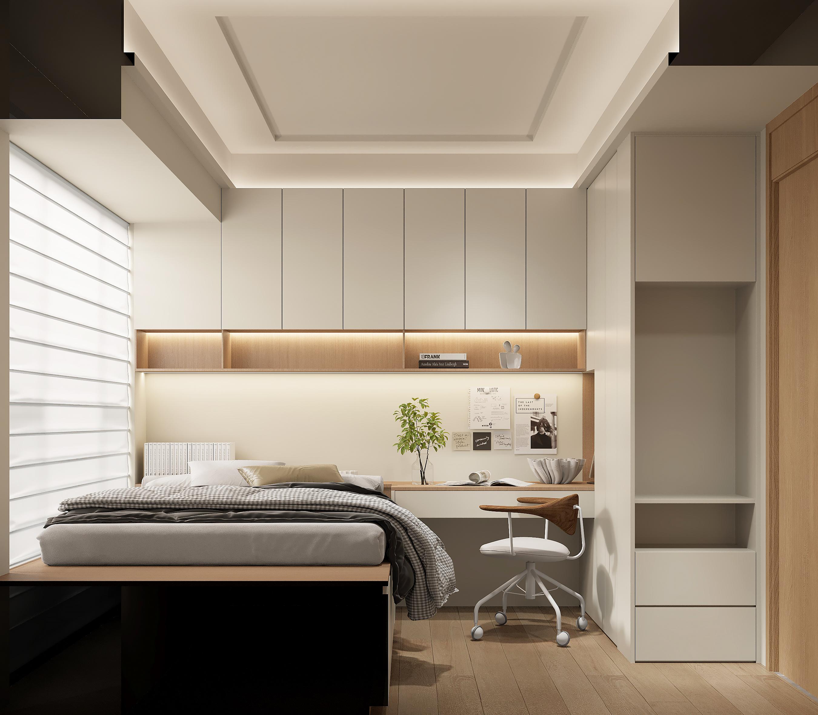 现代风精装住宅改造项目-5