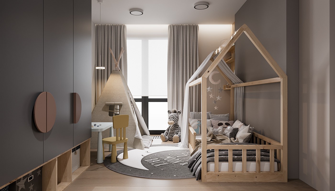 95㎡高级黑色系公寓设计 超多细节-16