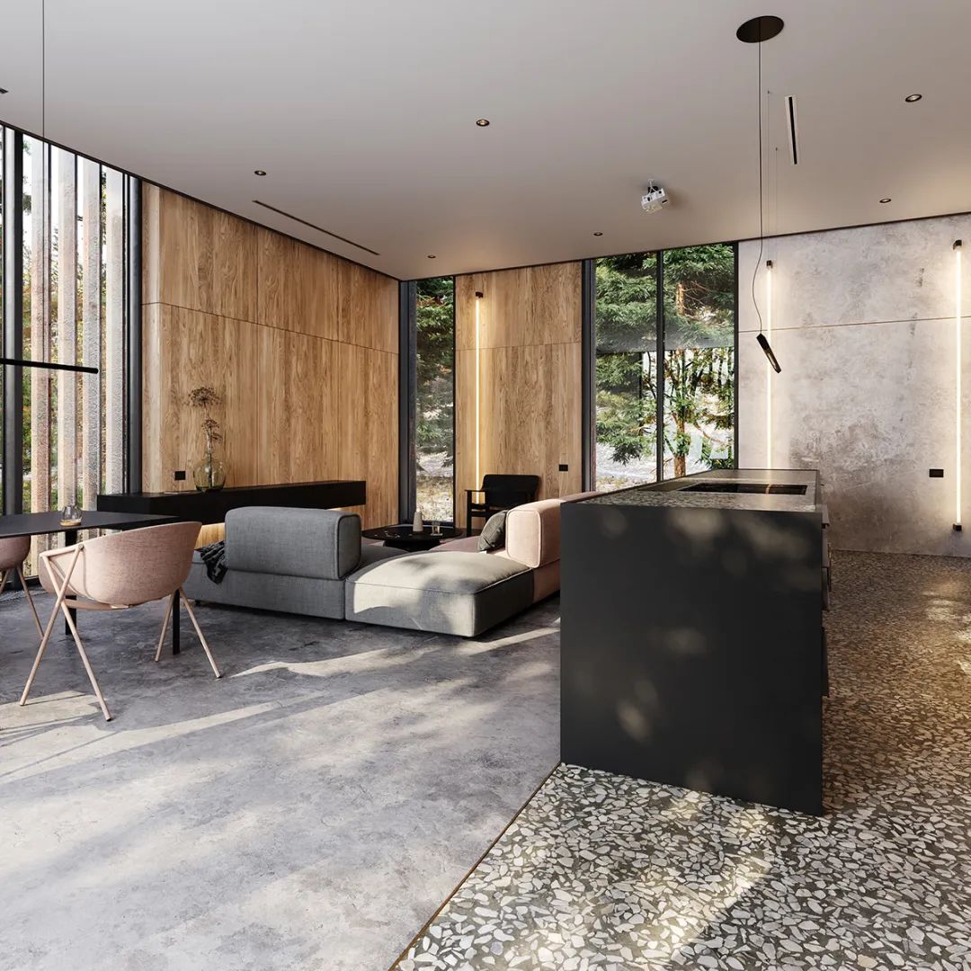 现代公寓设计中的高级灰++ 粉色运用-122