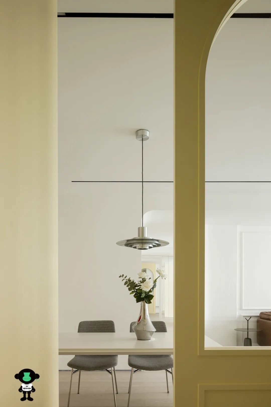 奶油系轻奢两居设计丨F+全屋定制-19