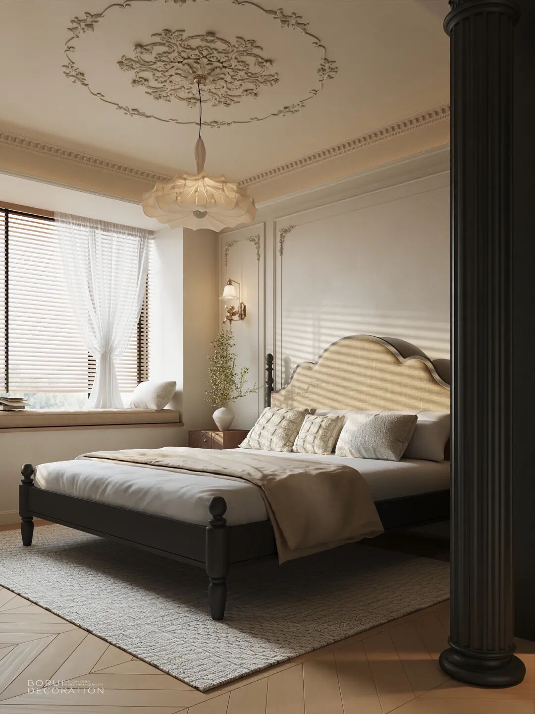 138㎡法式复古|当新古典遇上现代生活，独特的优雅对话-29