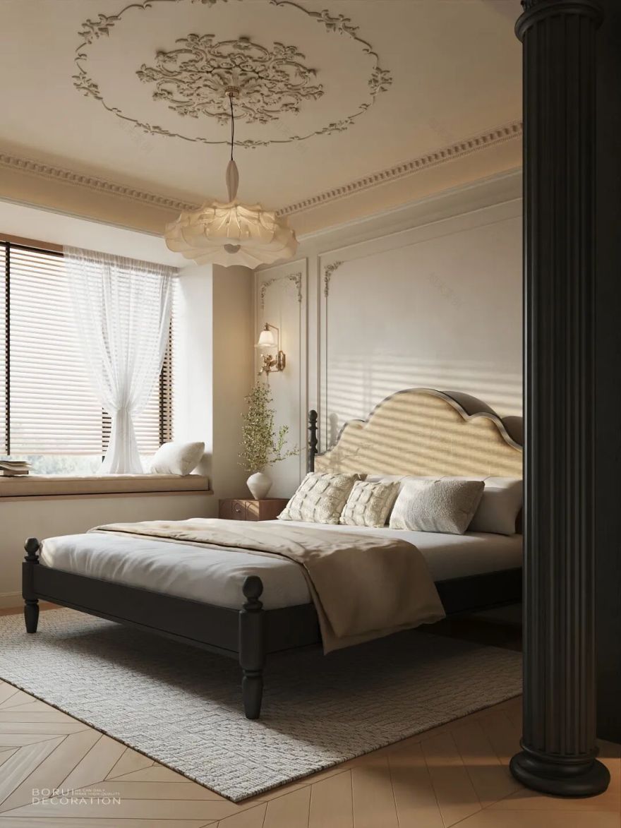 138㎡法式复古|当新古典遇上现代生活,独特的优雅对话-29