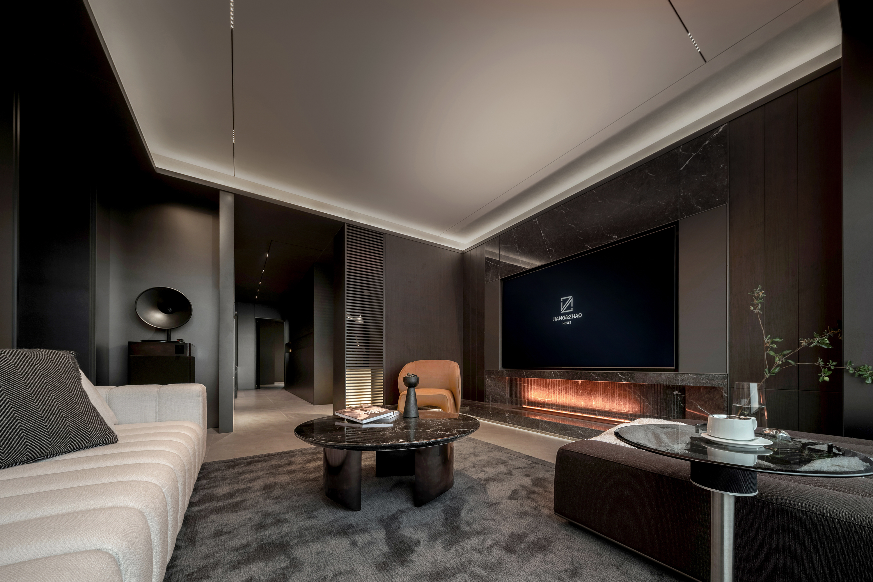 235㎡质感私宅丨中国通辽丨山石空间全案设计机构-17