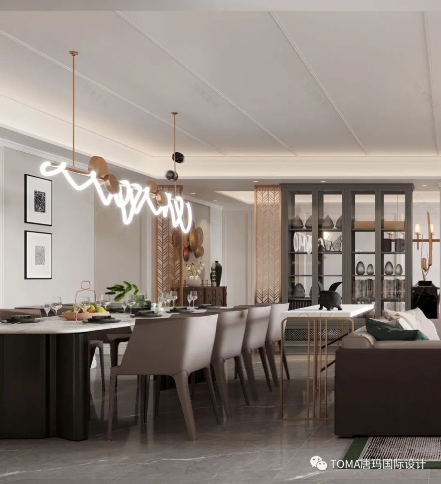水晶湖郡 | 唐玛国际打造轻奢美式空间,生活如画,品味高雅-8