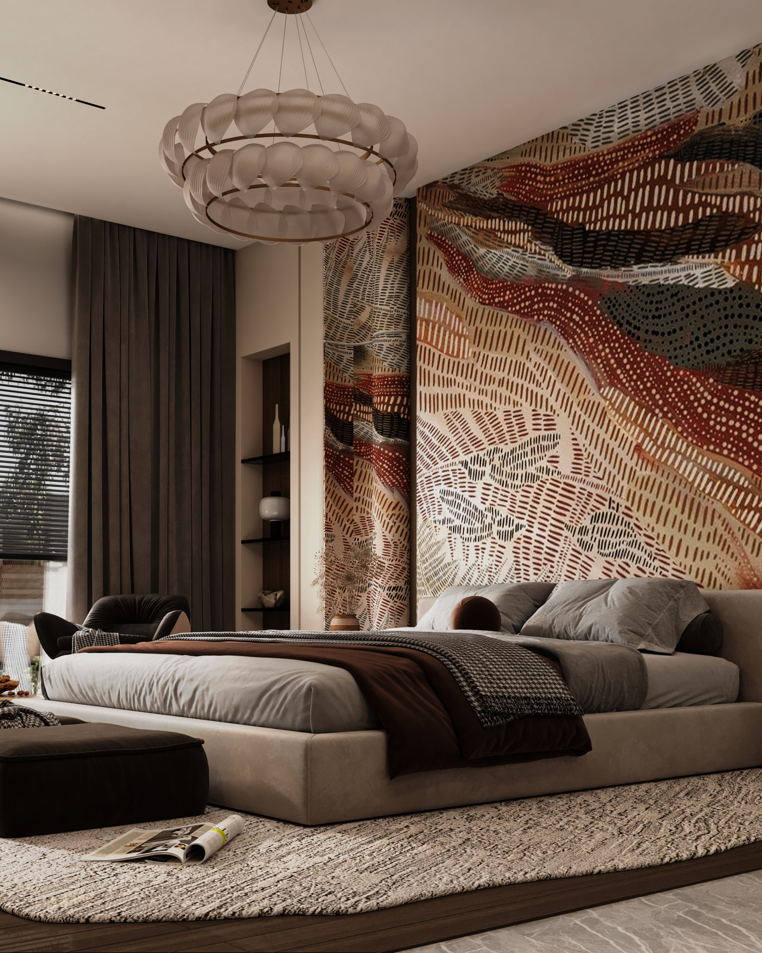 主卧设计项目丨埃及丨MASAR ARCHITECTS-3